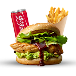 Grilled Chicken Burger Meal 