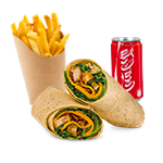 Grilled Chicken Fillet Wrap Meal 