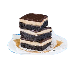 Brownie With Custard 