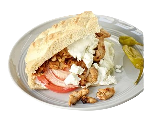 Chicken Kebab In Pitta 
