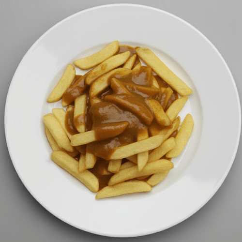 Small Curry & Chips 