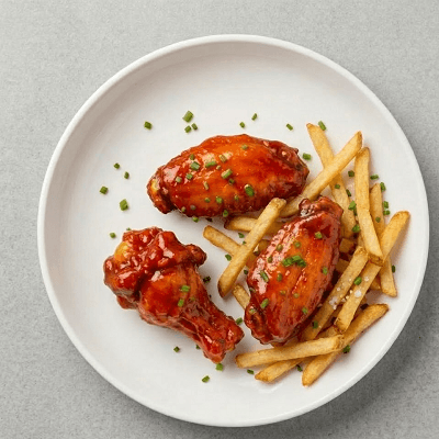 3 Wings & Chips 
