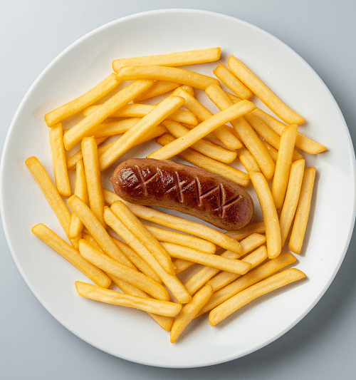 Small Sausage & Chips 