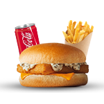 Fish Fillet Burger Meal 