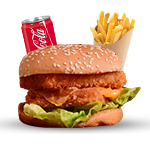 Masala Cod Burger Meal 